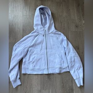 Lululemon Scuba oversized full zip hoodie size xs/s in periwinkle
